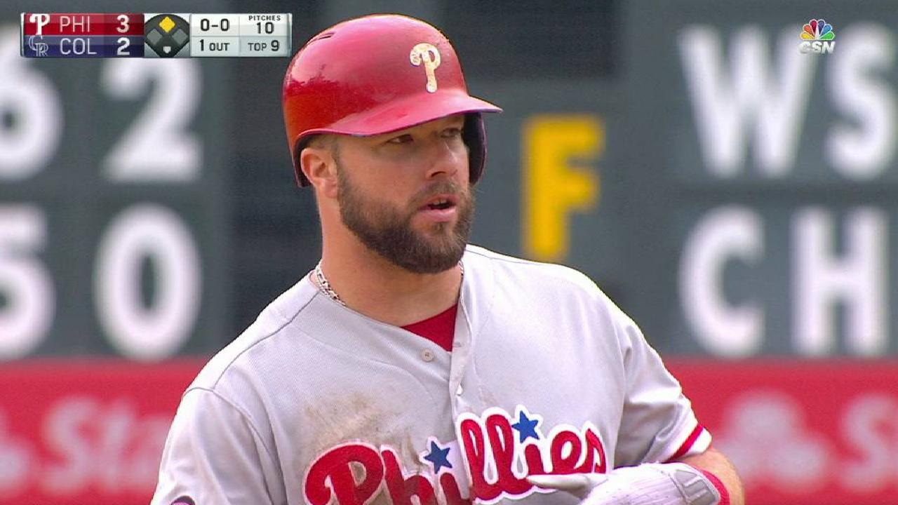 Phillies nip Rockies with ninth-inning rally