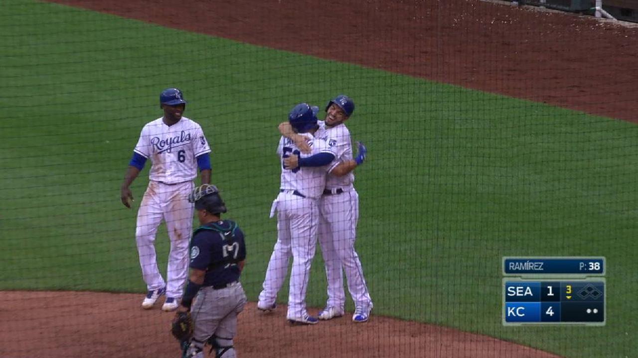 Melky's three-run homer