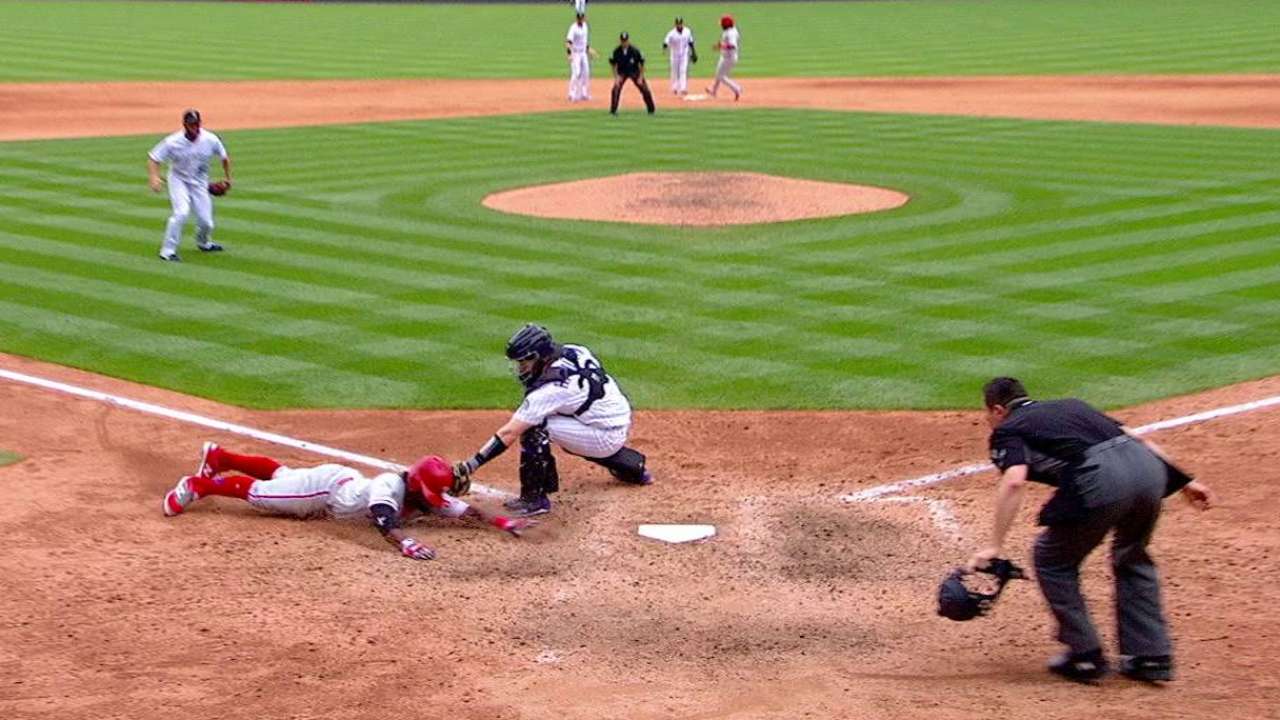 Phils overcome a few bad breaks to beat Rox