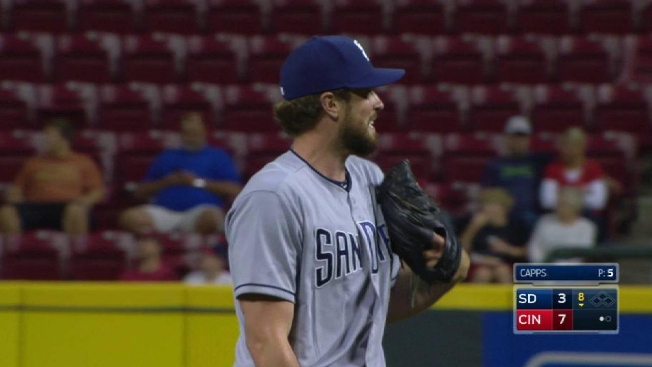 Padres reliever Capps recovery with callup