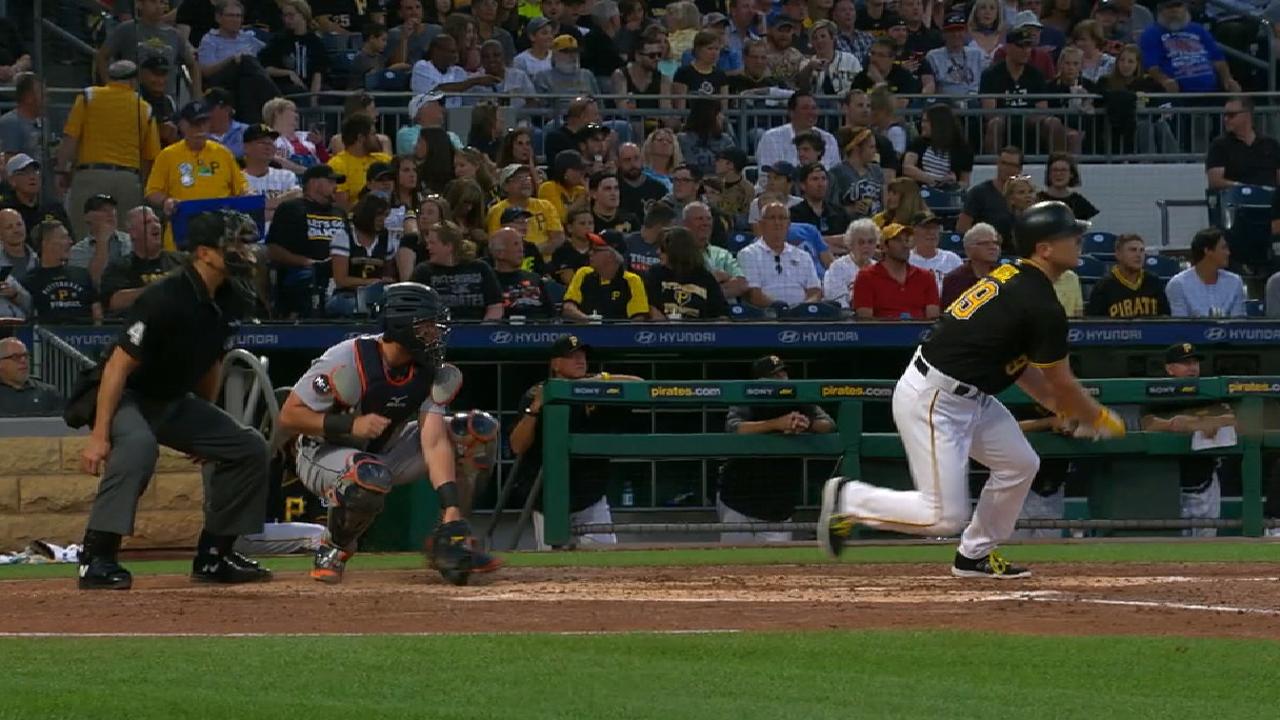 Kuhl's two-run single to left