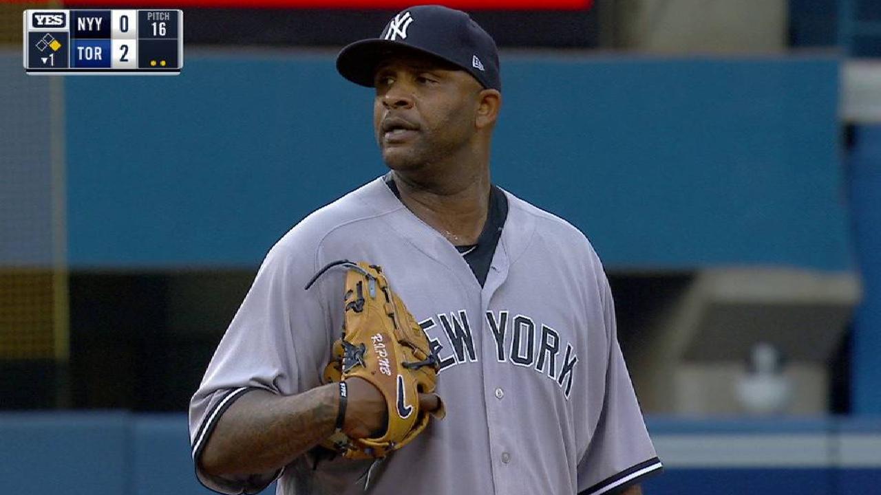 Sabathia strikes out Morales