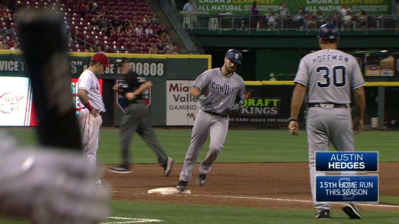 Hedges' solo home run