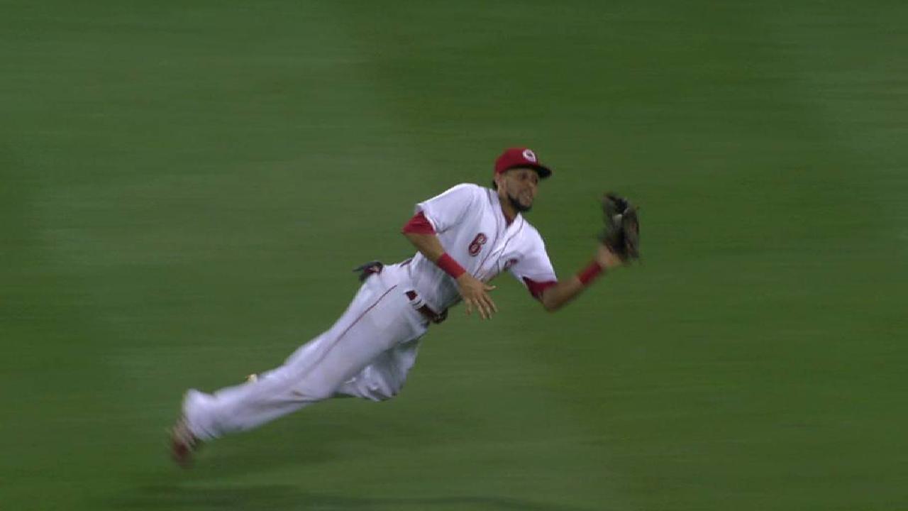 Hamilton's diving catch