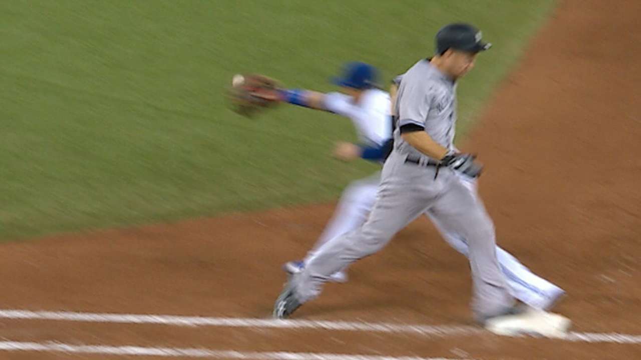 Todd Frazier safe after review