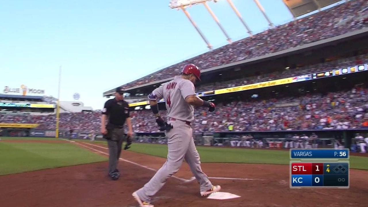 Molina's solo homer