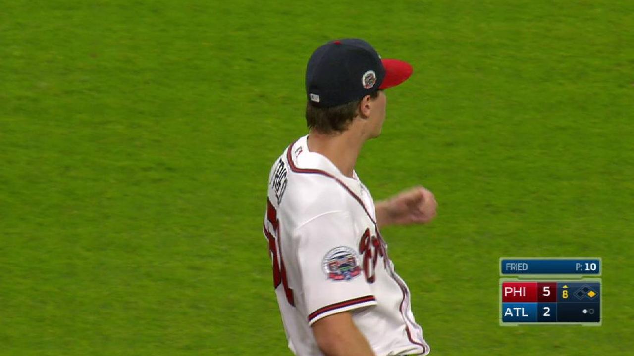 Fried excited for chance to make 1st MLB start