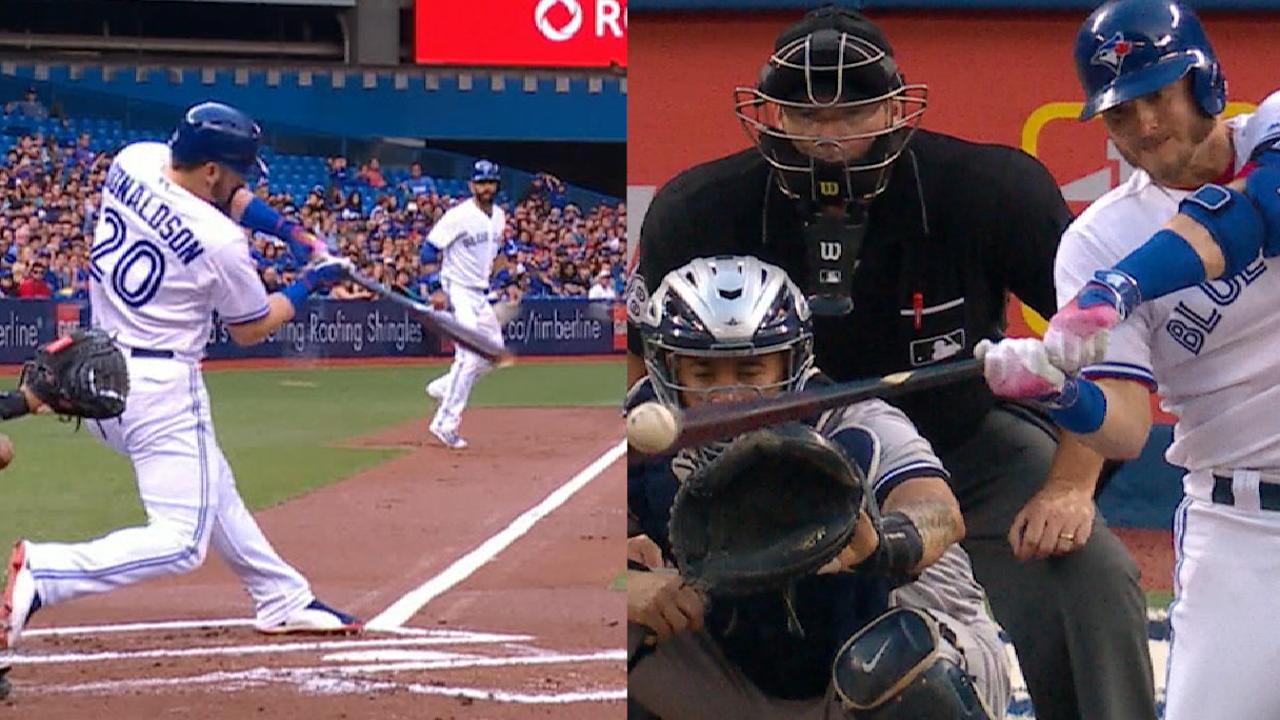 Donaldson's 2 HRs lead Blue Jays over Yanks