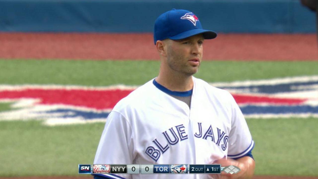Happ's 500th K with Blue Jays