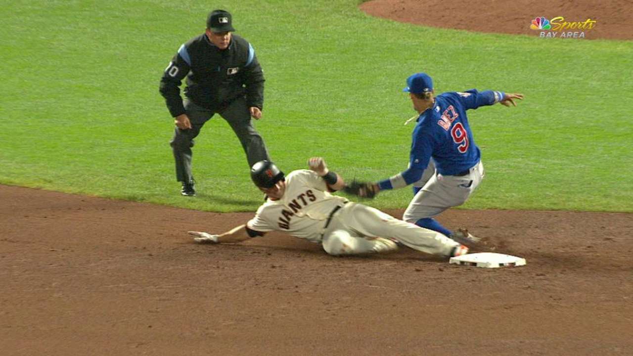 Posey swipes second