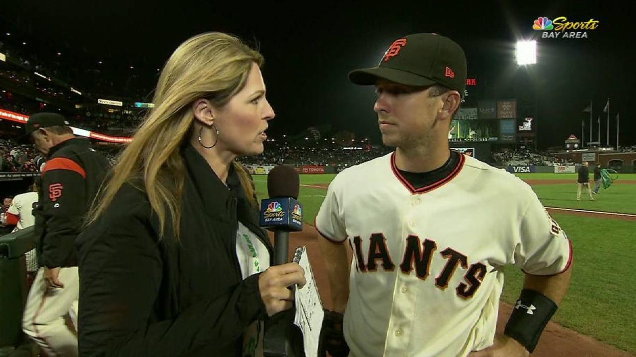 Posey on his key home run