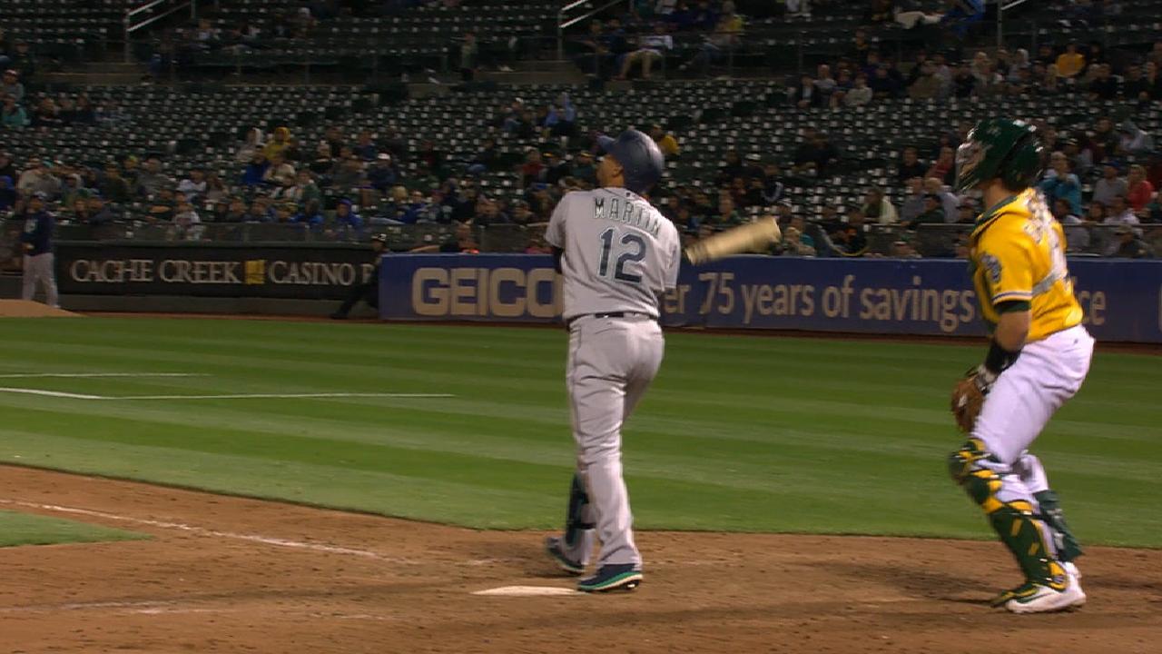 Martin's homer in the 10th caps comeback