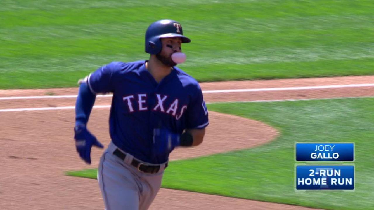 Gallo's 32nd HR backs Perez's gem vs. Mets