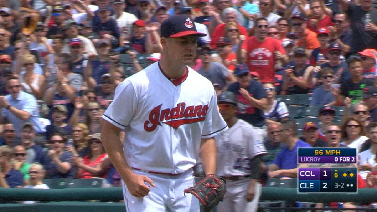 Bauer strikes out nine