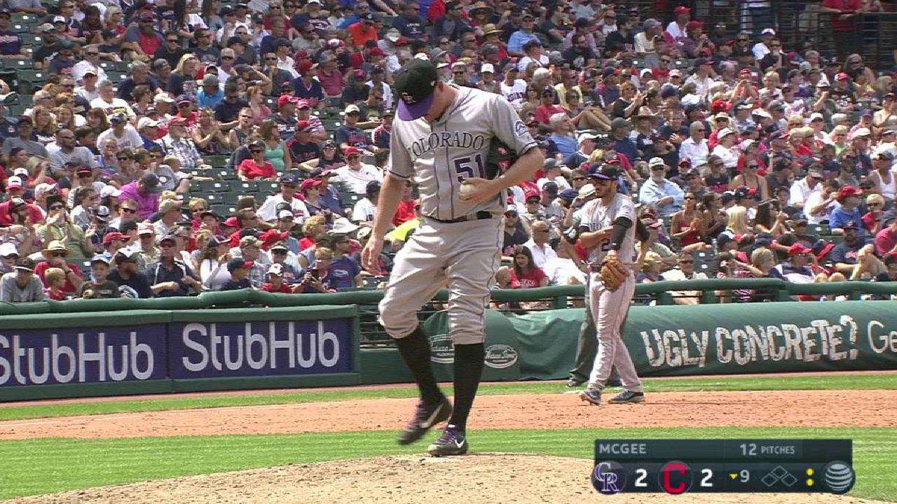 McGee strikes out Kipnis