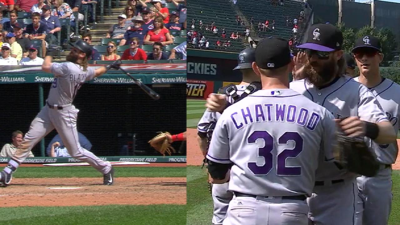 Blackmon bashes Rox to win vs. Tribe in 12