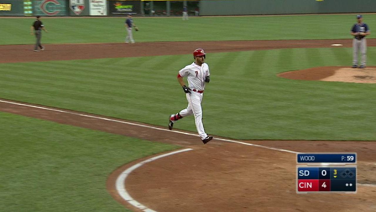 Suarez's two-run home run