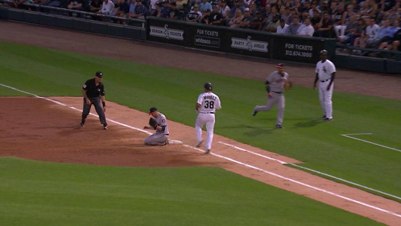 McHugh's command off mark vs. White Sox