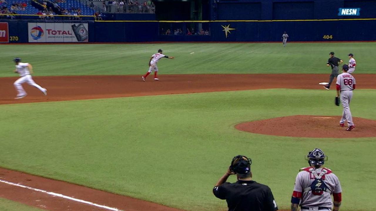 Bogaerts starts key DP