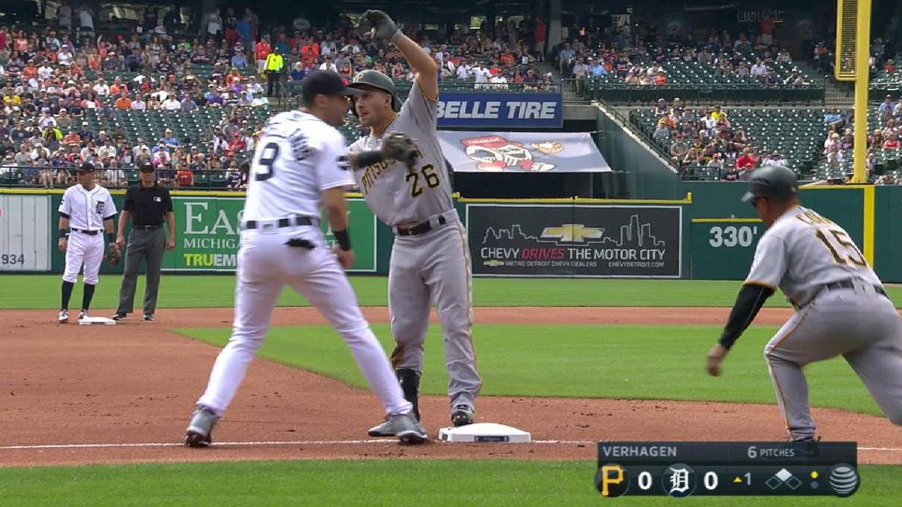 Frazier's triple to left