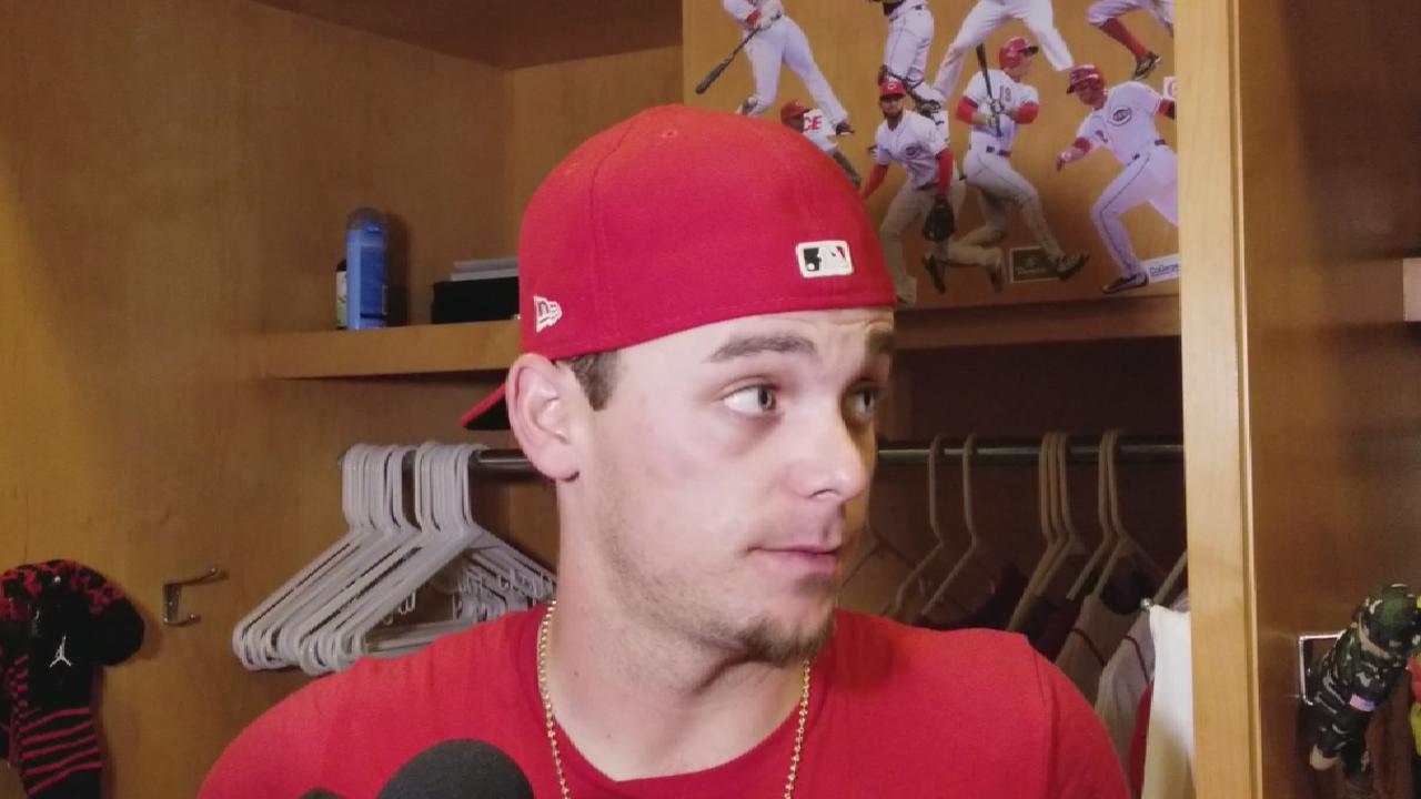 Gennett on grand slam, 10-3 win