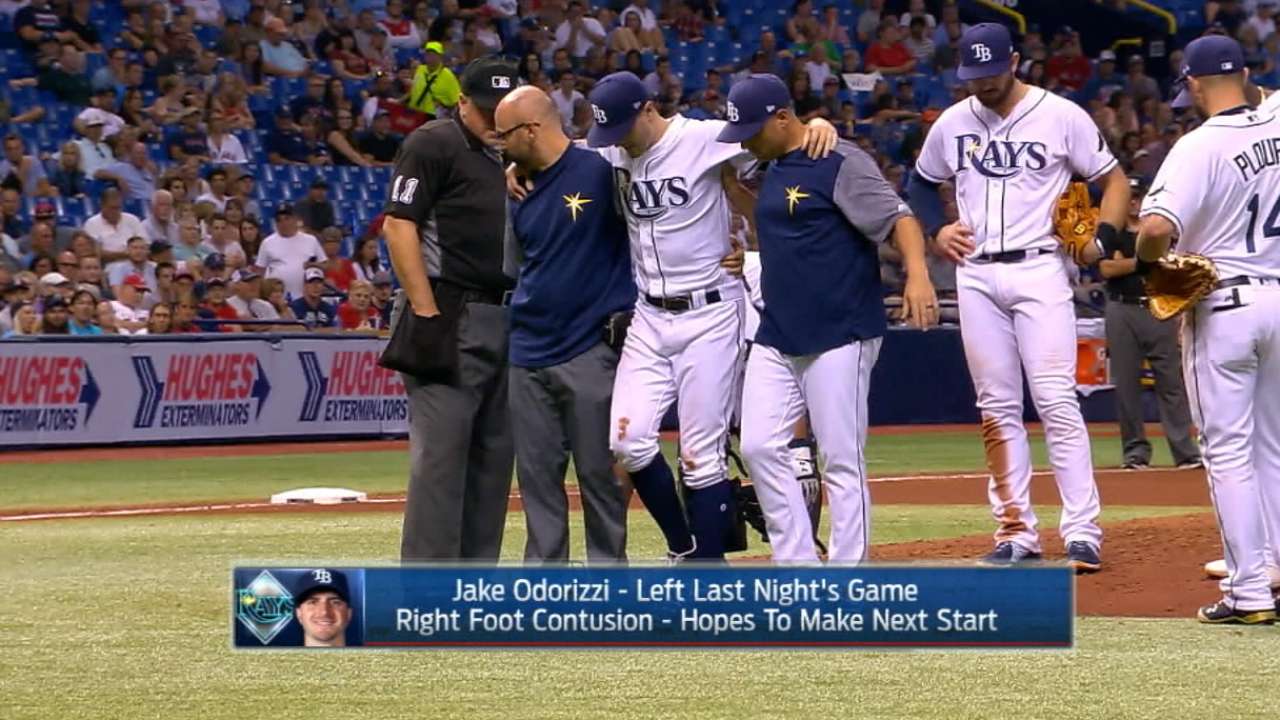 Rays hopeful Odorizzi will make next start
