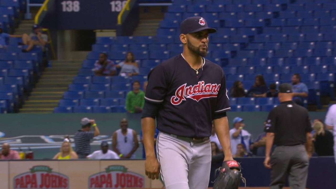 Tribe can't back Salazar, falls on late homer