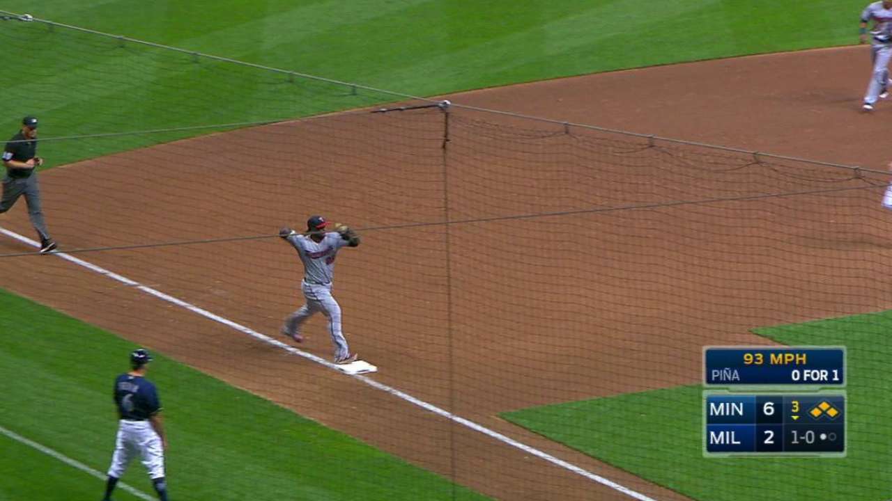 Sano converts double play