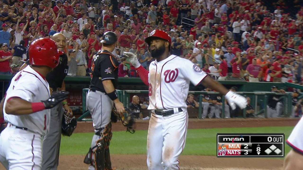 Goodwin's go-ahead homer