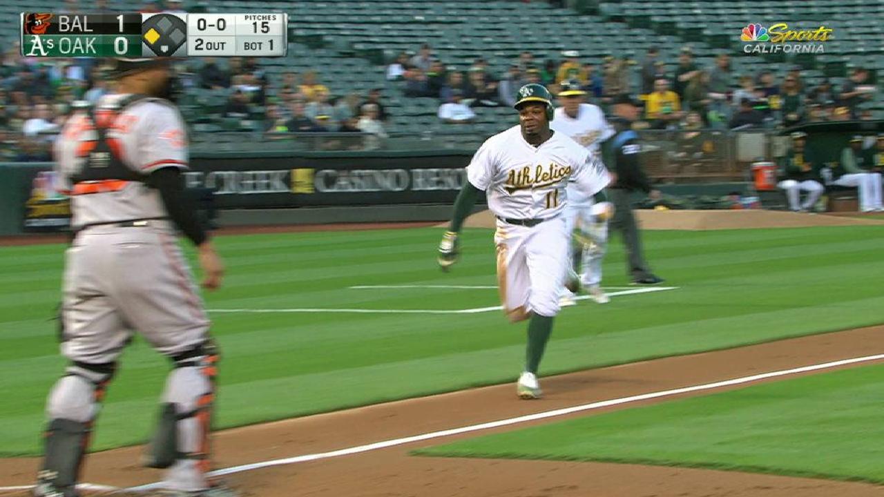 Lowrie's sacrifice fly