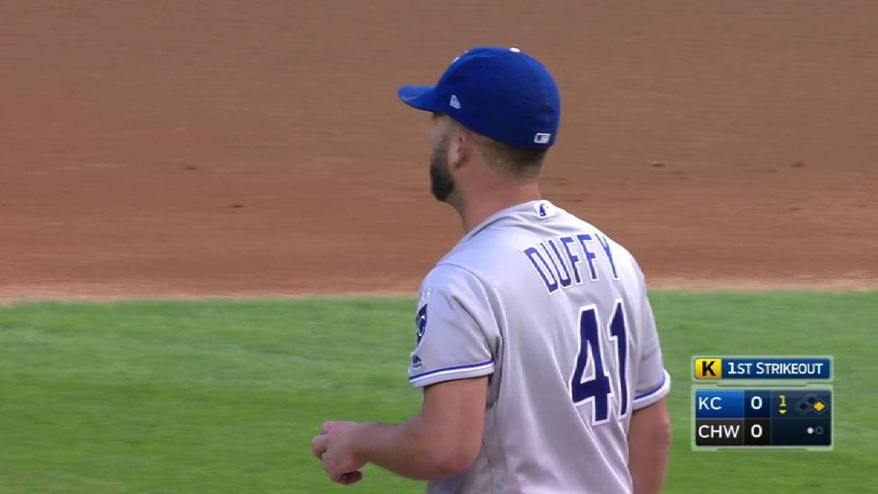 Duffy's outing spoiled by shaky seventh inning