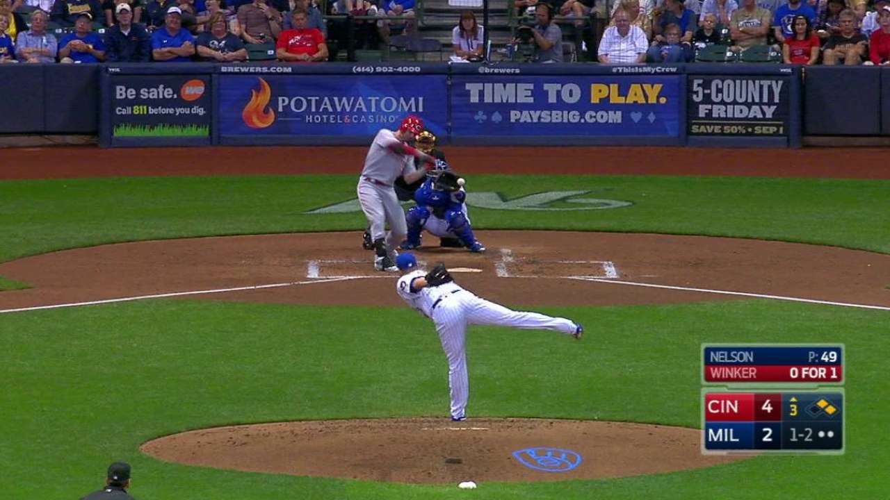Winker's two-run double