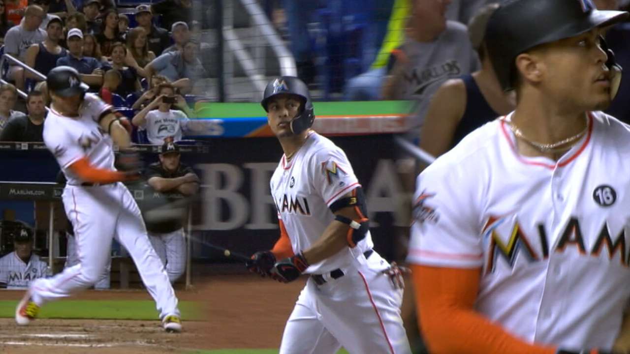Stanton continues torrid run with 40th homer