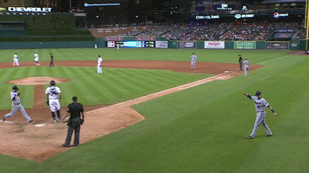 Mauer's two-run single
