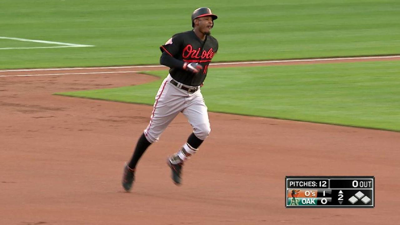 Jones' solo home run