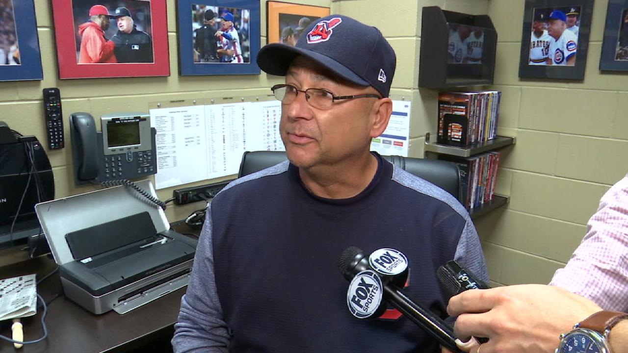 Francona on Carrasco's outing