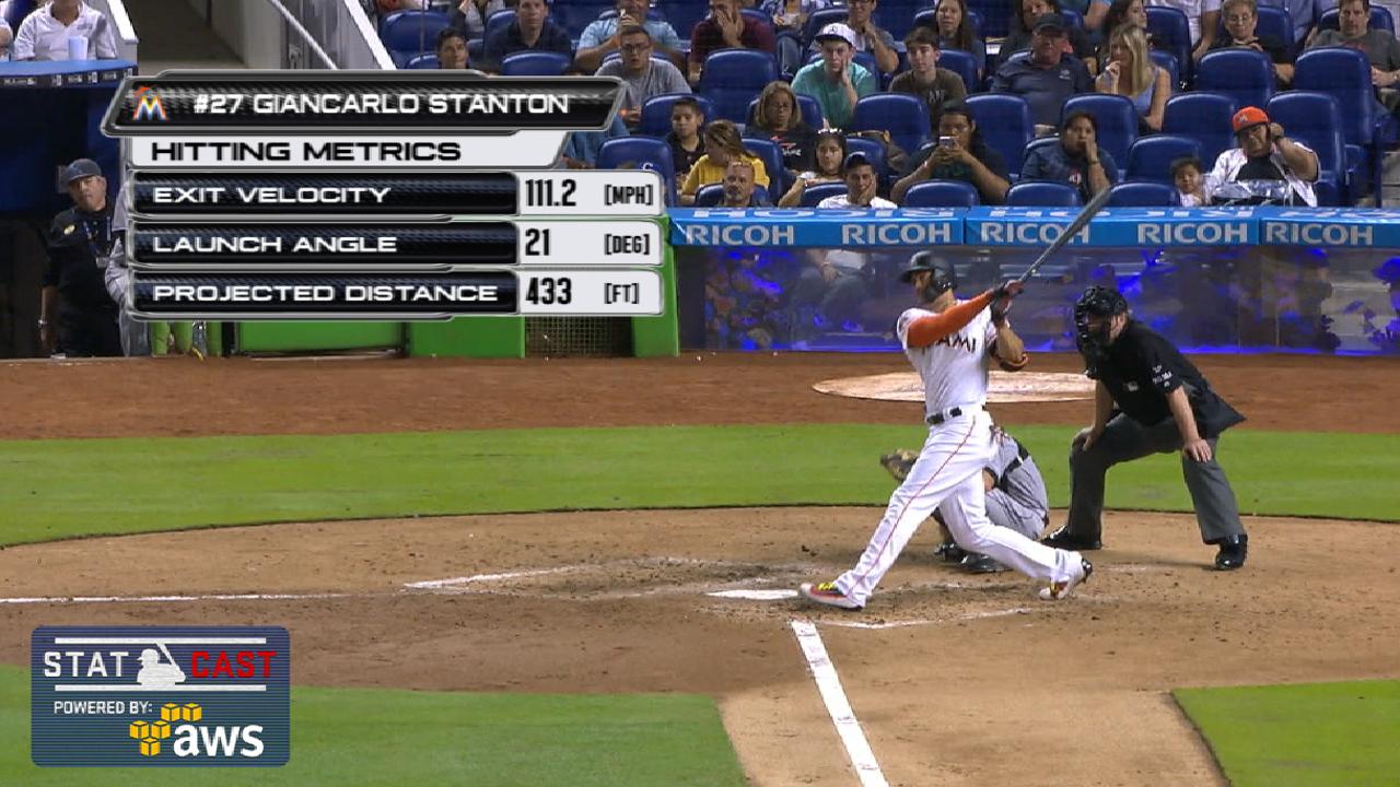 Statcast: Stanton's 40th homer