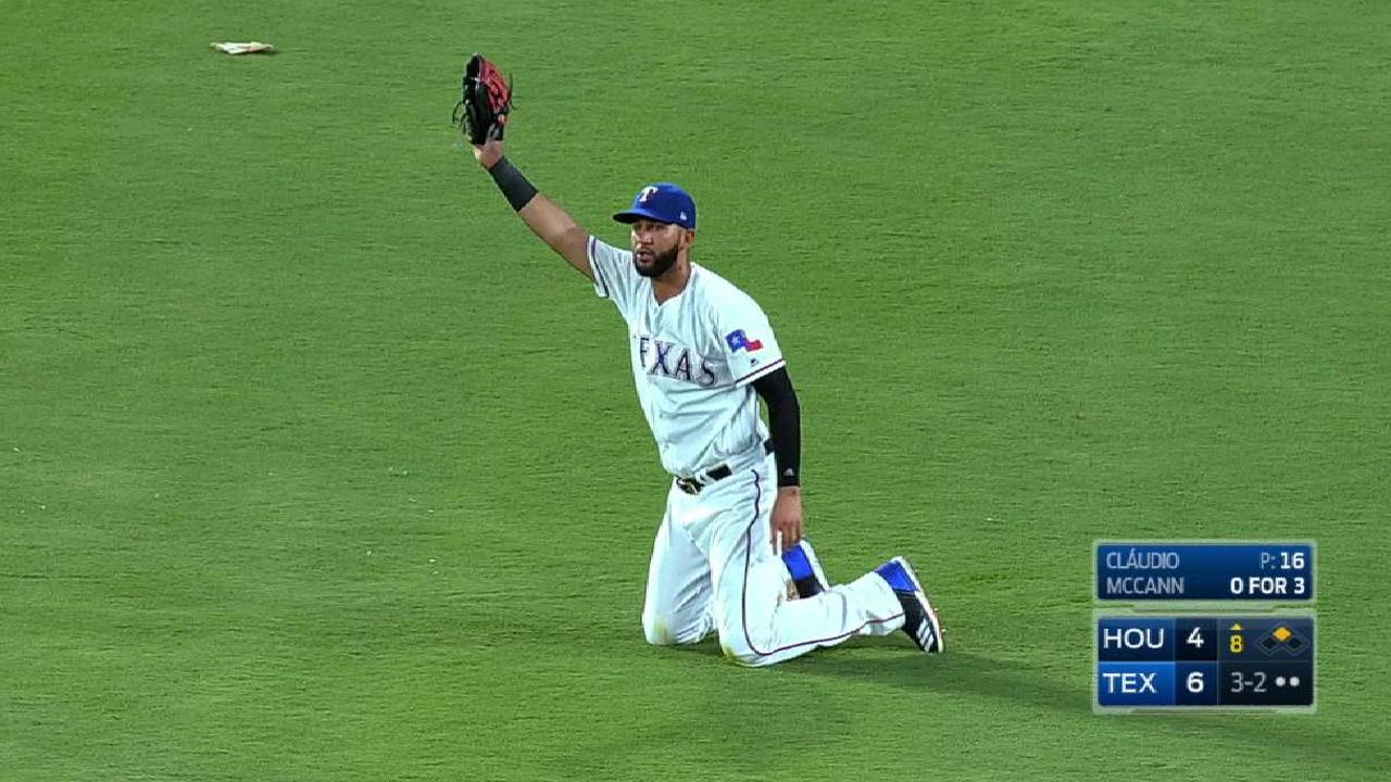 Mazara's diving catch