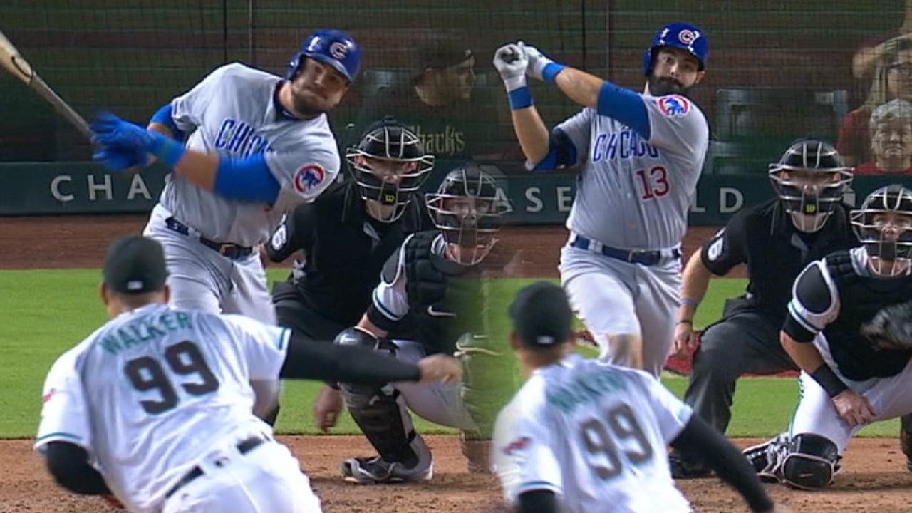 Cubs pounce early, pile on to deny D-backs