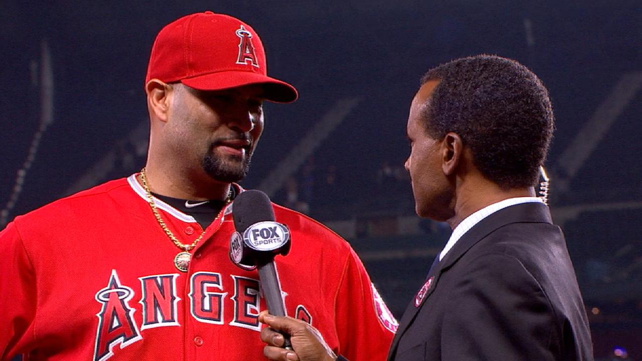Pujols on the comeback win
