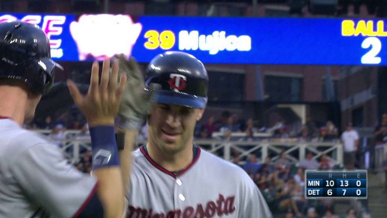 Mauer's two-run roundtripper