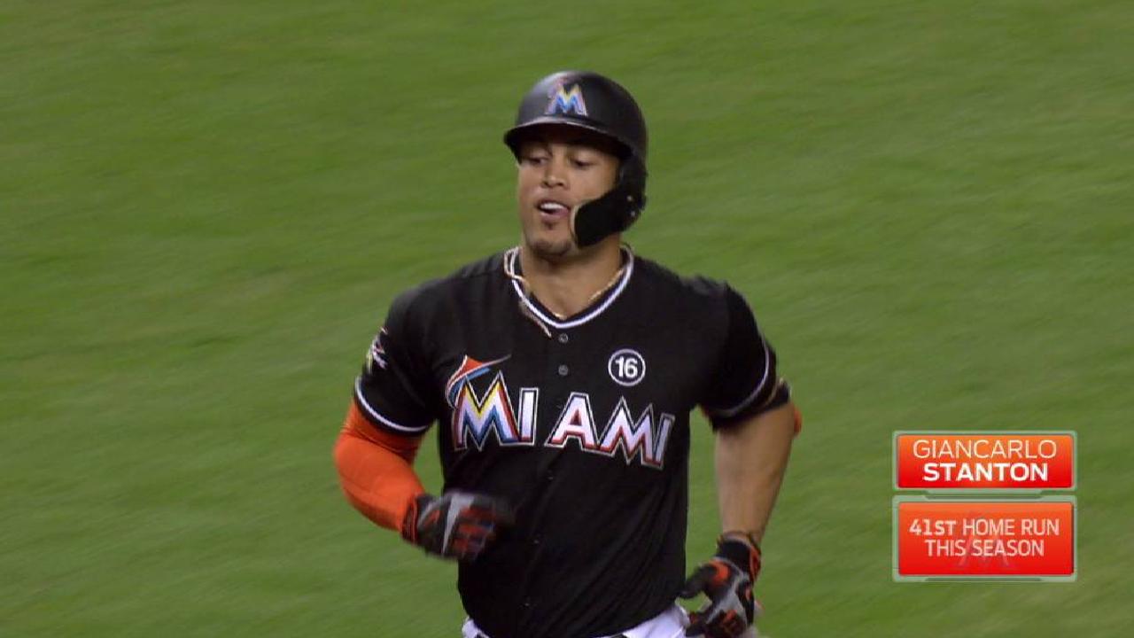 Image result for Stanton's 41st HR lifts Marlins over Rockies