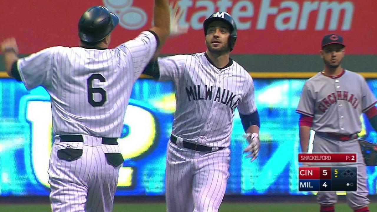 Braun's solo homer