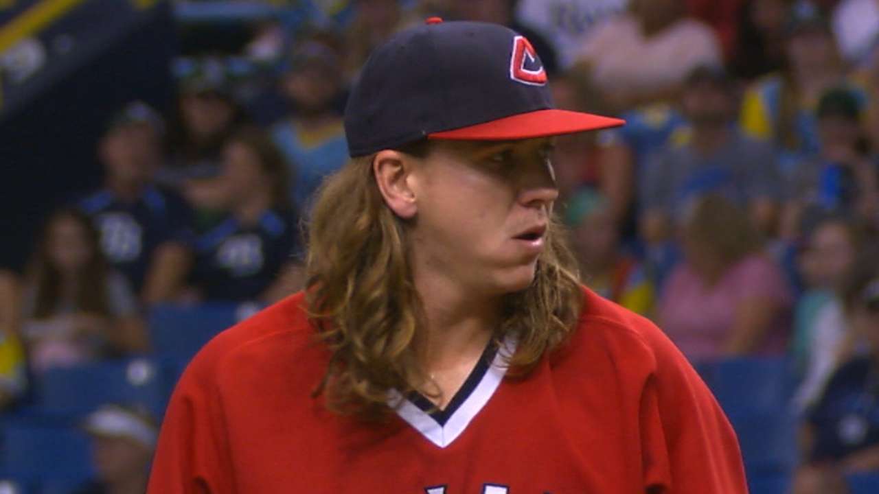 Clevinger, Indians shut out slumping Rays