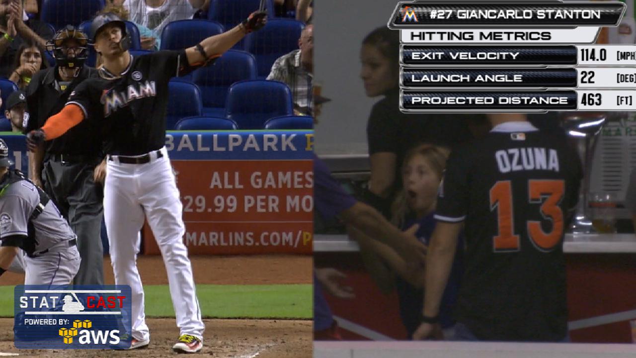 Statcast: Stanton's 463-ft homer