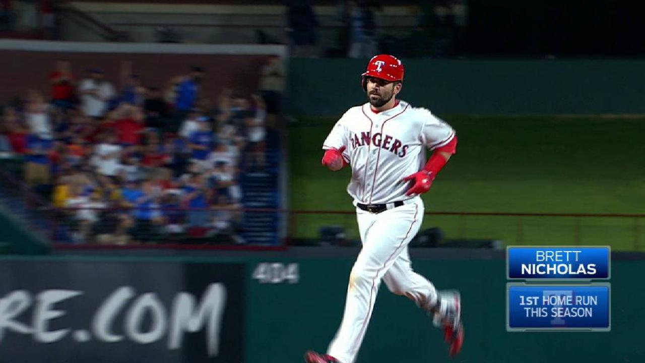 Nicholas' three-run jack