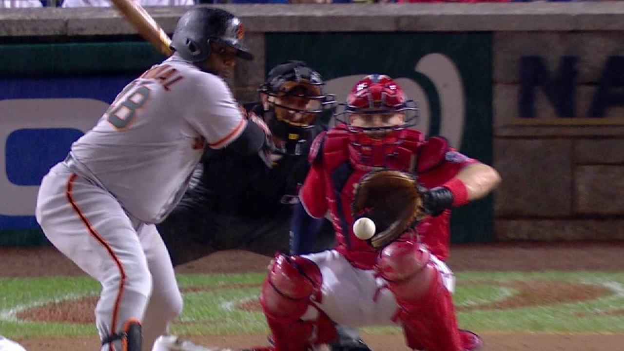 Jackson strikes out Sandoval