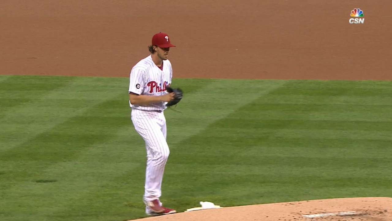 Nola's two-hit outing