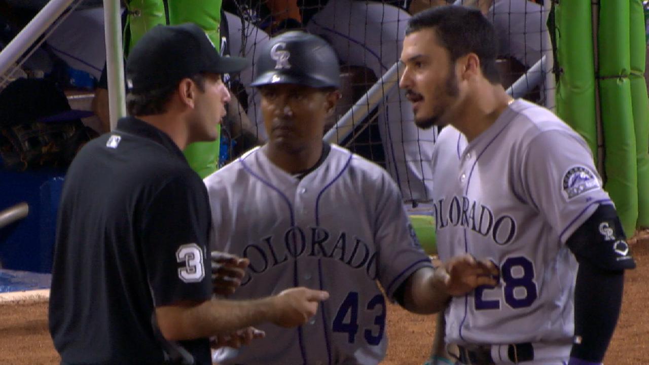 Arenado on ejection vs. Marlins