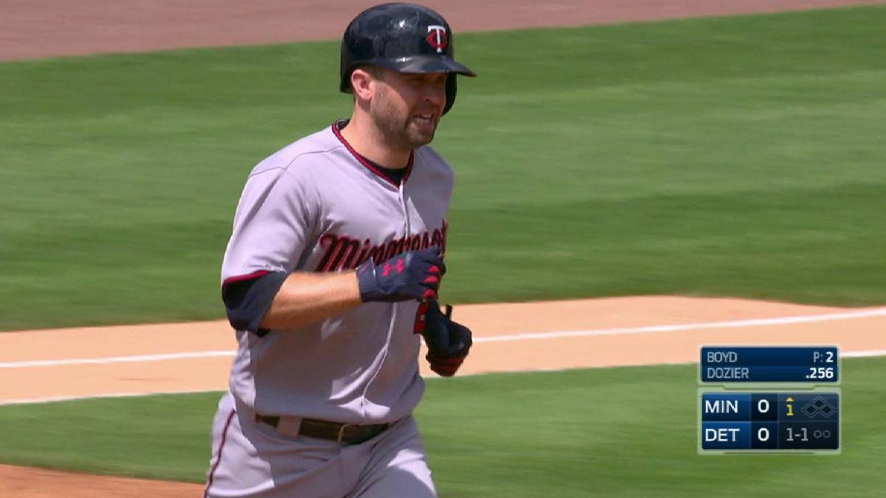 Dozier's leadoff shot